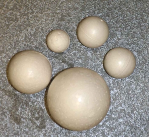 PLAIN WHITE HD POLY BALLS
