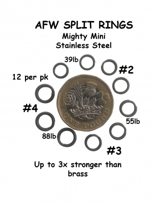 MIGHTY MINI S/S SPLIT RINGS